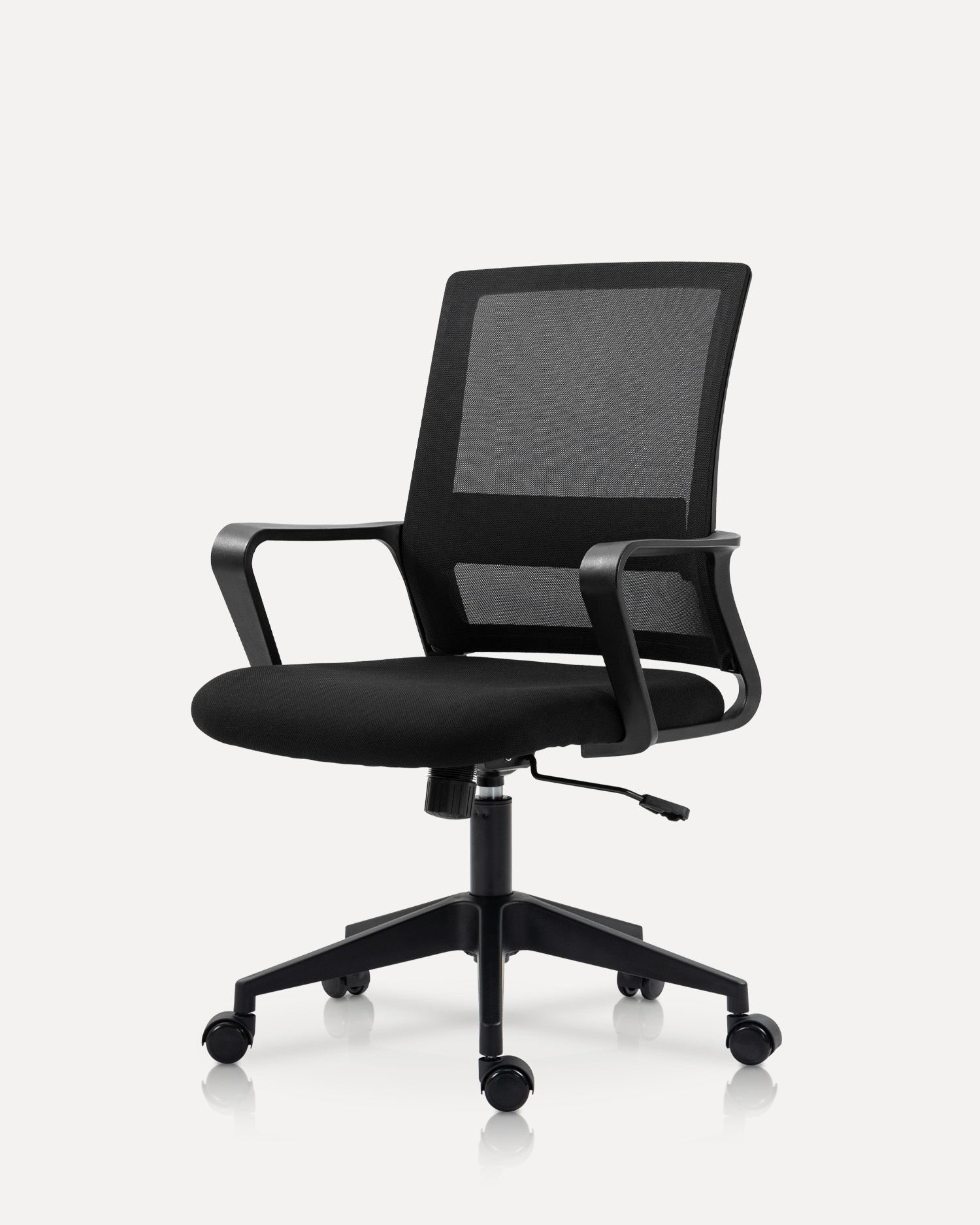 Glat kurve drejelig stol